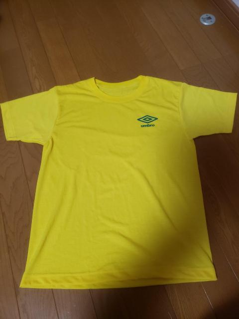 ☆新品未使用☆umbroアンブロ☆イエロー半袖Tシャツ☆160 < キッズ/ベビー  ☆新品未使用☆umbroアンブロ☆イエロー半袖Tシャツ☆160  < キッズ/ベビーの
