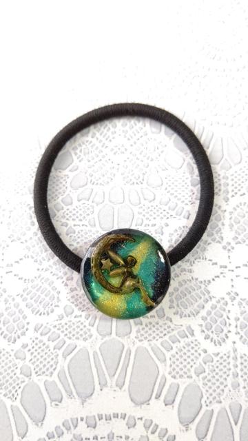 レジンのクジラやマーメイドのヘアゴム4点セット  ハンドメイド < 女性ファッション  レジンのクジラやマーメイドのヘアゴム4点セット  ハンドメイド < 女性ファッションの