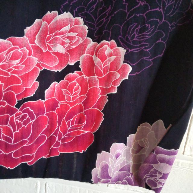 【いちりんかん 一輪館】地柄浴衣【ヴィンテージ】新品 < 女性ファッション  【いちりんかん 一輪館】地柄浴衣【ヴィンテージ】新品 < 女性ファッションの