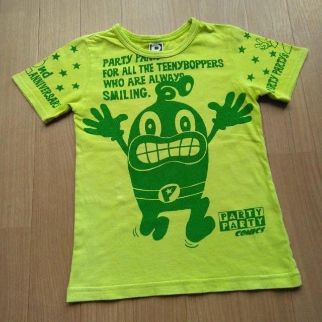 アニバーサリーTシャツ 120 黄緑 partyparty < ブランド アニバーサリーTシャツ 120 黄緑 partyparty < ブランドの