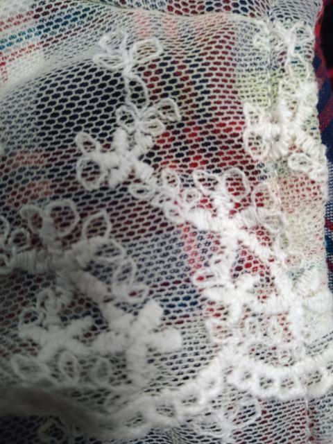 Ank Rouge☆チェック柄肩あき半袖パフスリシャツ < ブランド Ank Rouge☆チェック柄肩あき半袖パフスリシャツ < ブランドの