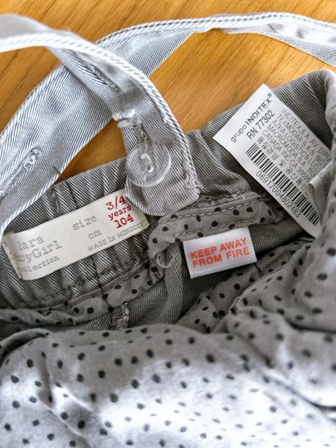 【ZARA BABY 】サロペット 104cm グレー < キッズ/ベビー 【ZARA BABY 】サロペット 104cm グレー < キッズ/ベビーの