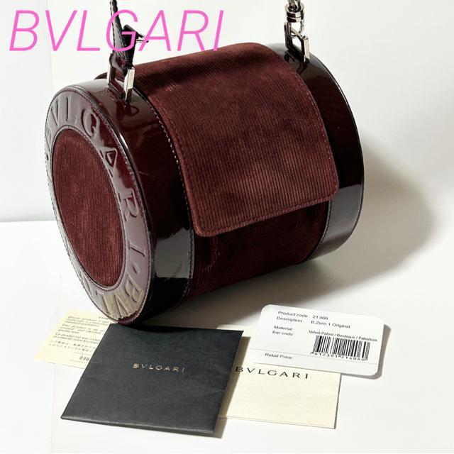 美品 BVLGARI ブルガリ B-zeroビーゼロワン ハンドバッグ コーデュロイ ミニバッグ パーティーバッグ < ブランド 美品 BVLGARI ブルガリ B-zeroビーゼロワン ハンドバッグ コーデュロイ ミニバッグ パーティーバッグ < ブランドの