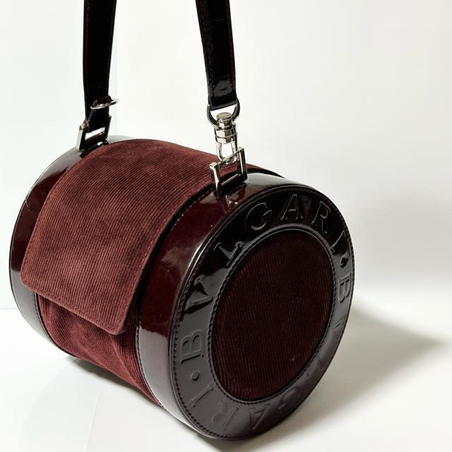 美品 BVLGARI ブルガリ B-zeroビーゼロワン ハンドバッグ コーデュロイ ミニバッグ パーティーバッグ < ブランド 美品 BVLGARI ブルガリ B-zeroビーゼロワン ハンドバッグ コーデュロイ ミニバッグ パーティーバッグ < ブランドの