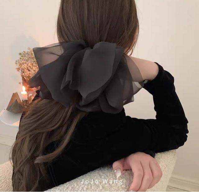 新品未使用クリップ式リボン付ポニーテールウィッグダークブラウン40cm < 女性ファッション 新品未使用クリップ式リボン付ポニーテールウィッグダークブラウン40cm < 女性ファッションの