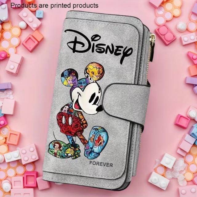 超お買い得1990円★ディズニー ミッキーマウス 大容量PU長財布 -コインパース&IDホルダー、カードオーガナイザー付き グレー < 女性ファッション 超お買い得1990円★ディズニー ミッキーマウス 大容量PU長財布 -コインパース&IDホルダー、カードオーガナイザー付き グレー < 女性ファッションの