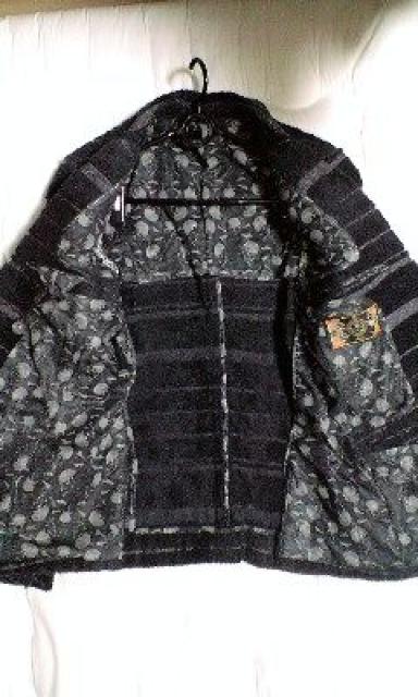 新品ロエン スカル刺繍ボーダーパターンパイルテーラードジャケット46 < ブランド  新品ロエン スカル刺繍ボーダーパターンパイルテーラードジャケット46 < ブランドの