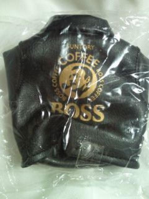 サントリー 缶コーヒー ボス BOSS 革 ボスジャン デザイン キーホルダー ストラップ ブラック < 男性ファッション  サントリー 缶コーヒー ボス BOSS 革 ボスジャン デザイン キーホルダー ストラップ ブラック < 男性ファッションの