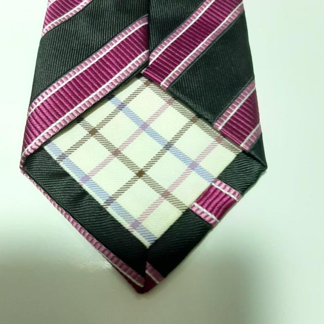 PERSON'S  ネクタイ 黒 ストライプ < 男性ファッション  PERSON'S  ネクタイ 黒 ストライプ < 男性ファッションの