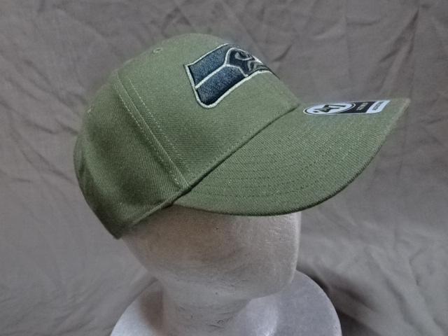 【47BRAND】NFL シアトル シーホークス【Seattle Seahawks】 ロゴ刺繍CAP < 男性ファッション  【47BRAND】NFL シアトル シーホークス【Seattle Seahawks】 ロゴ刺繍CAP < 男性ファッションの