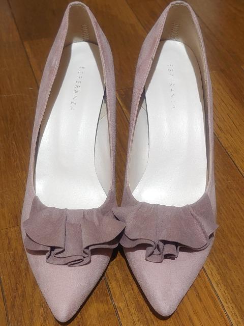 ESPERANZA★フリルパンプス 23.5 < 女性ファッション  ESPERANZA★フリルパンプス 23.5  < 女性ファッションの