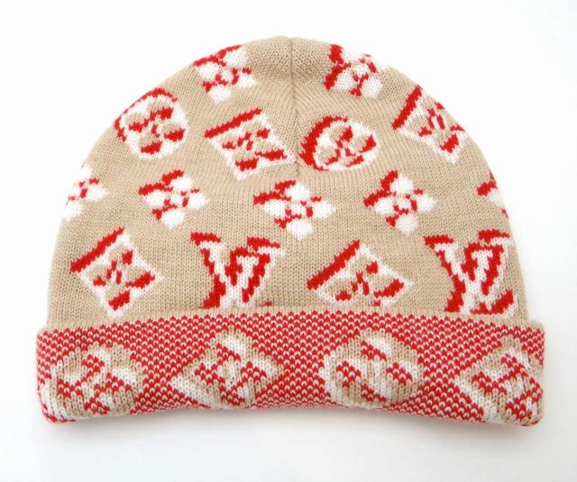 LOUIS VUITTON ルイヴィトン M76448 ボネ・3Dモノグラム ニット帽子 ウール<USED> < ブランド LOUIS VUITTON ルイヴィトン M76448 ボネ・3Dモノグラム ニット帽子 ウール<USED> < ブランドの