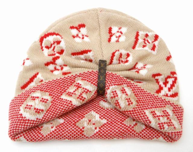 LOUIS VUITTON ルイヴィトン M76448 ボネ・3Dモノグラム ニット帽子 ウール<USED> < ブランド LOUIS VUITTON ルイヴィトン M76448 ボネ・3Dモノグラム ニット帽子 ウール<USED> < ブランドの