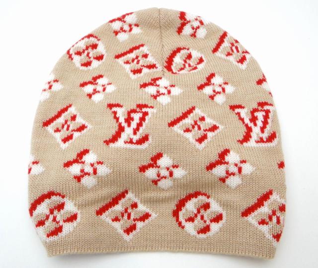 LOUIS VUITTON ルイヴィトン M76448 ボネ・3Dモノグラム ニット帽子 ウール<USED> < ブランド LOUIS VUITTON ルイヴィトン M76448 ボネ・3Dモノグラム ニット帽子 ウール<USED> < ブランドの