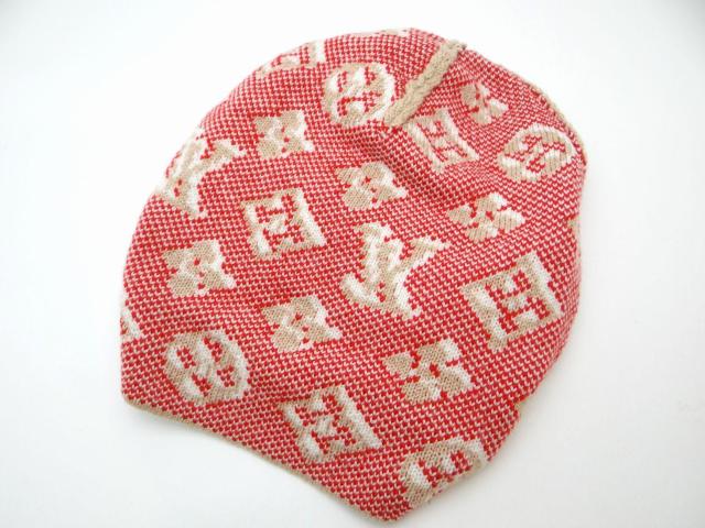 LOUIS VUITTON ルイヴィトン M76448 ボネ・3Dモノグラム ニット帽子 ウール<USED> < ブランド LOUIS VUITTON ルイヴィトン M76448 ボネ・3Dモノグラム ニット帽子 ウール<USED> < ブランドの
