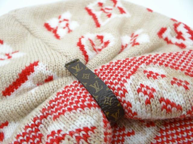 LOUIS VUITTON ルイヴィトン M76448 ボネ・3Dモノグラム ニット帽子 ウール<USED> < ブランド LOUIS VUITTON ルイヴィトン M76448 ボネ・3Dモノグラム ニット帽子 ウール<USED> < ブランドの
