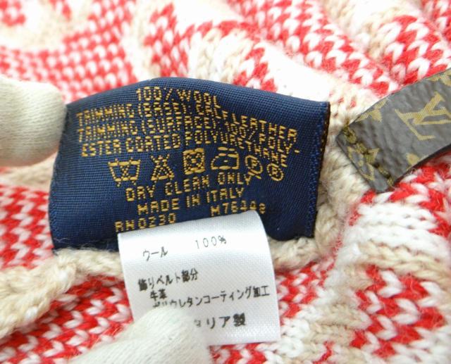 LOUIS VUITTON ルイヴィトン M76448 ボネ・3Dモノグラム ニット帽子 ウール<USED> < ブランド LOUIS VUITTON ルイヴィトン M76448 ボネ・3Dモノグラム ニット帽子 ウール<USED> < ブランドの