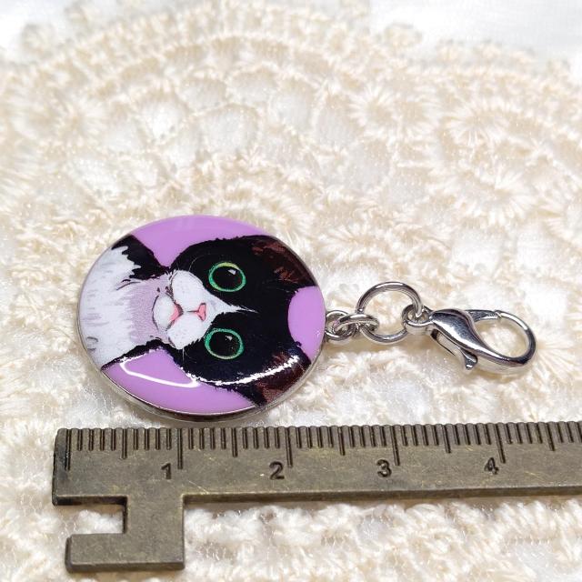 ハンドメイド☆ファスナーチャーム☆ハチワレねこちゃん < 女性ファッション ハンドメイド☆ファスナーチャーム☆ハチワレねこちゃん < 女性ファッションの