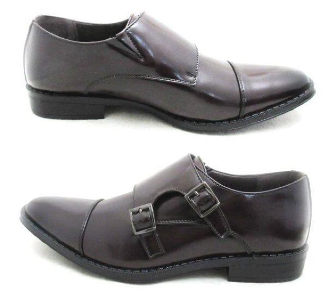 1円~C826新品AAAストレートチップ/ダブルモンクストラップ防滑ソール25.5a3E DBR♂ < 男性ファッション  1円~C826新品AAAストレートチップ/ダブルモンクストラップ防滑ソール25.5a3E DBR♂ < 男性ファッションの