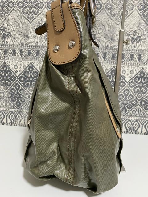 【中古】TODS トッズ トートバッグ ショルダー 肩掛け レディース カーキ < ブランド  【中古】TODS トッズ トートバッグ ショルダー 肩掛け レディース カーキ < ブランドの