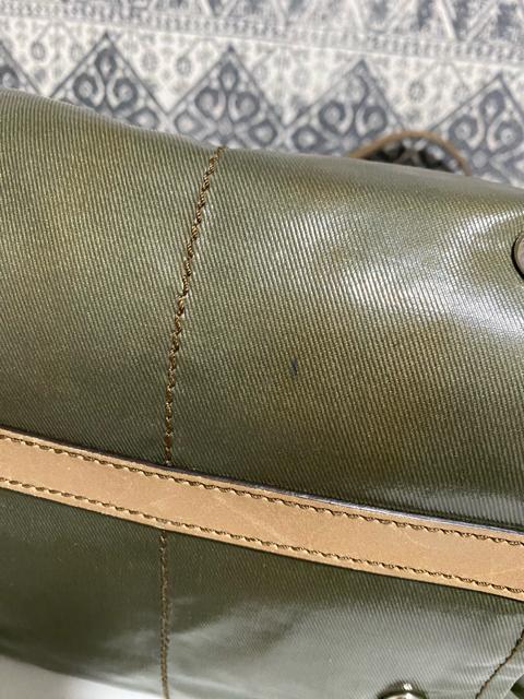 【中古】TODS トッズ トートバッグ ショルダー 肩掛け レディース カーキ < ブランド  【中古】TODS トッズ トートバッグ ショルダー 肩掛け レディース カーキ < ブランドの