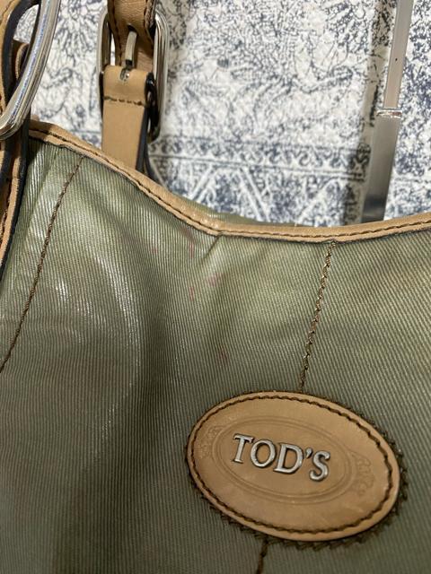 【中古】TODS トッズ トートバッグ ショルダー 肩掛け レディース カーキ < ブランド  【中古】TODS トッズ トートバッグ ショルダー 肩掛け レディース カーキ < ブランドの