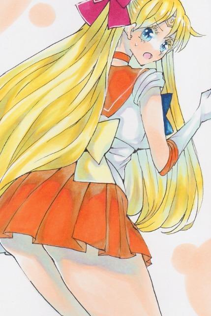 自作イラスト「美少女戦士セーラームーン/セーラーヴィーナス  愛野美奈子」 < アニメ/コミック/キャラクター  自作イラスト「美少女戦士セーラームーン/セーラーヴィーナス  愛野美奈子」 < アニメ/コミック/キャラクターの