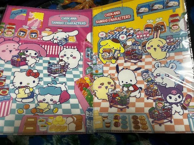 ちいかわ サンリオコラボ クリアファイル 2点セット < アニメ/コミック/キャラクター ちいかわ サンリオコラボ クリアファイル 2点セット < アニメ/コミック/キャラクターの