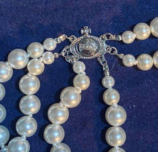 Vivienne Westwood パールチョーカー シルバー オーブ < ブランド Vivienne Westwood パールチョーカー シルバー オーブ < ブランドの