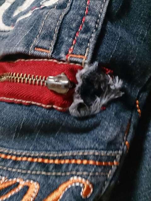 120 デニム半丈パンツ < キッズ/ベビー 120 デニム半丈パンツ < キッズ/ベビーの