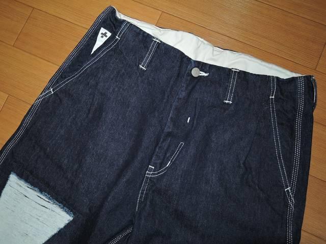 新品エクストララージXLARGE+Lダメージ加工デニム34インディゴ < ブランド  新品エクストララージXLARGE+Lダメージ加工デニム34インディゴ < ブランドの