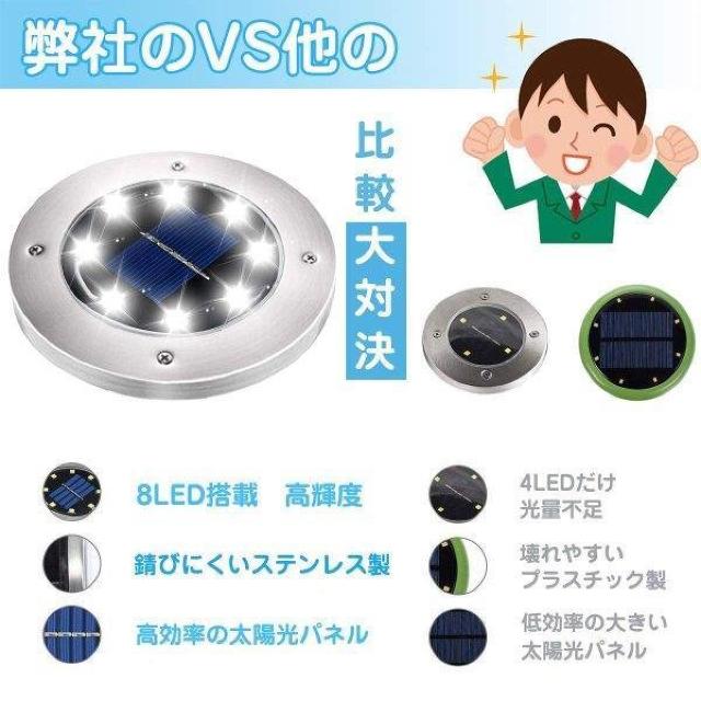 3個 ソーラースポットライト ガーデンライト ソーラー 防水 < 家電/AV  3個 ソーラースポットライト ガーデンライト ソーラー 防水 < 家電/AVの