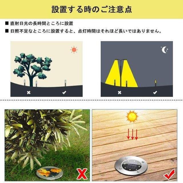 3個 ソーラースポットライト ガーデンライト ソーラー 防水 < 家電/AV  3個 ソーラースポットライト ガーデンライト ソーラー 防水 < 家電/AVの