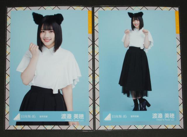 日向坂46 生写真4枚コンプ 渡邉美穂 猫耳衣装 < タレントグッズ  日向坂46 生写真4枚コンプ 渡邉美穂 猫耳衣装 < タレントグッズの