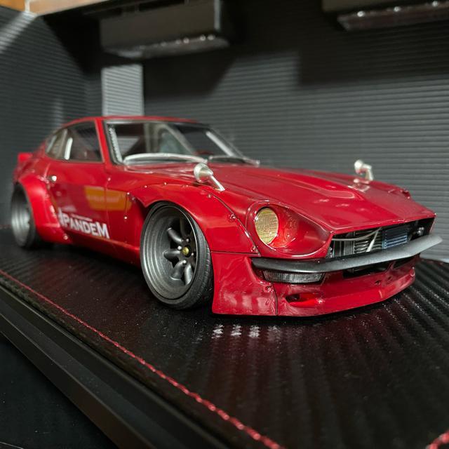 新品未展示品 イグニッションモデル 1/18 パンデムS30 Zレッドメタリック < ホビー  新品未展示品 イグニッションモデル 1/18 パンデムS30 Zレッドメタリック  < ホビーの