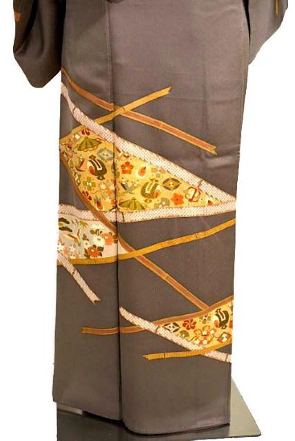 【最高峰】新品同様 銀座きしや【きしや好み】作家物 金駒シシュウ 1つ紋 訪問着 身丈159.5cm 裄丈62.5cm T3387 < 女性ファッション  【最高峰】新品同様 銀座きしや【きしや好み】作家物 金駒シシュウ 1つ紋 訪問着 身丈159.5cm 裄丈62.5cm T3387 < 女性ファッションの