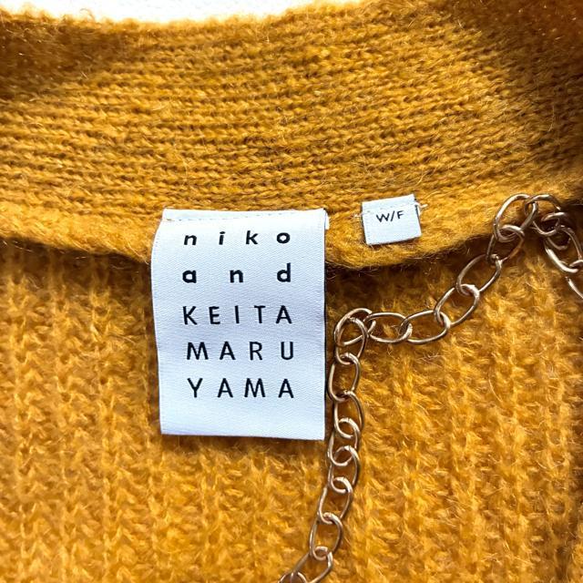 ◆美品◆ニコアンド×ケイタマルヤマ◆ふわふわモヘヤ混カーディガン◆マスタード◆F < ブランド ◆美品◆ニコアンド×ケイタマルヤマ◆ふわふわモヘヤ混カーディガン◆マスタード◆F < ブランドの