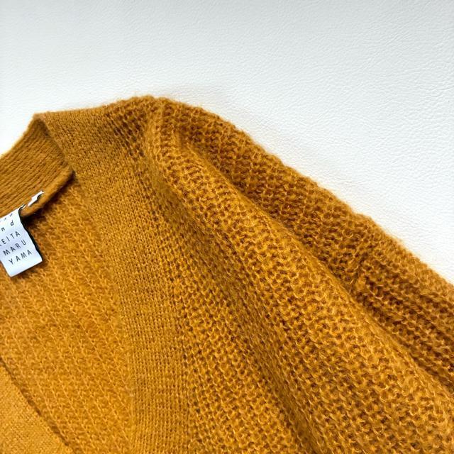 ◆美品◆ニコアンド×ケイタマルヤマ◆ふわふわモヘヤ混カーディガン◆マスタード◆F < ブランド ◆美品◆ニコアンド×ケイタマルヤマ◆ふわふわモヘヤ混カーディガン◆マスタード◆F < ブランドの