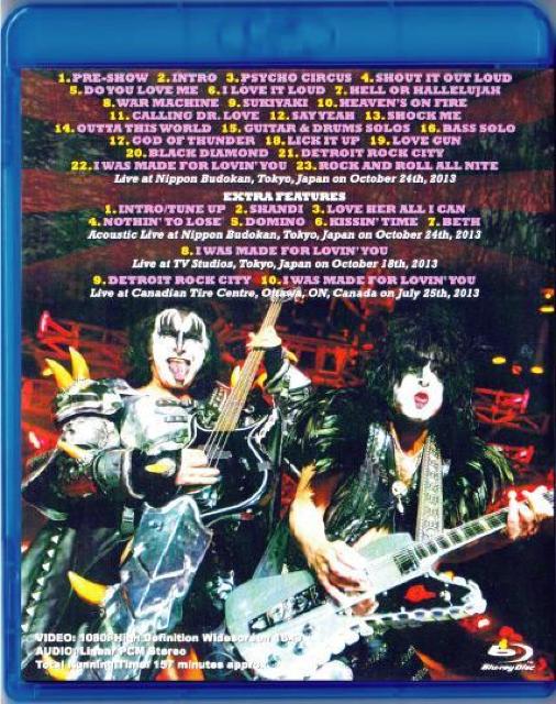 Kiss キッス 東京武道館 最終日 2013 & more (Blu-Ray) 1DISC < CD/DVD/ビデオ Kiss キッス 東京武道館 最終日 2013 & more (Blu-Ray) 1DISC < CD/DVD/ビデオの