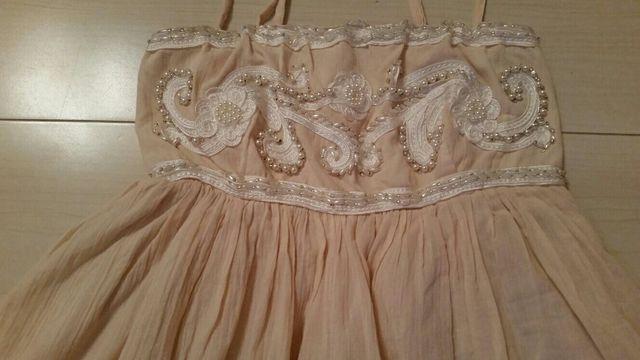 ●LagunaMoon●ピンクベージュ 刺繍チュニック/FreeSize < ブランド  ●LagunaMoon●ピンクベージュ 刺繍チュニック/FreeSize < ブランドの