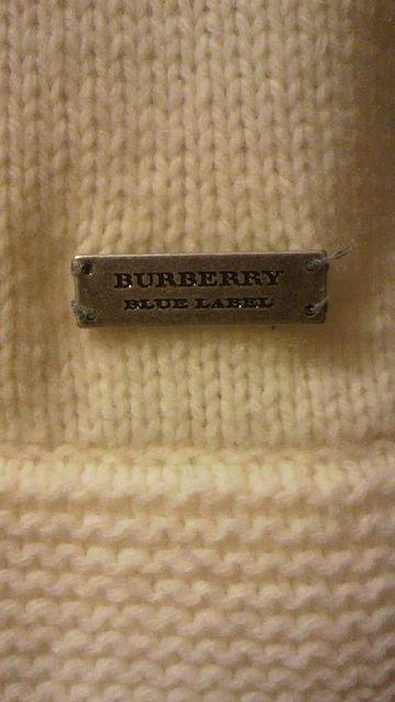 BURBERRY BLUE LABEL★ラビットファー襟付きニットワンピース < ブランド  BURBERRY BLUE LABEL★ラビットファー襟付きニットワンピース < ブランドの