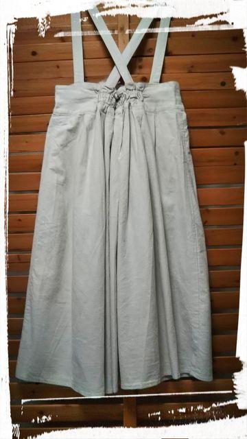 *SM2* コットンリネン サス付スカート 新品 ベージュ \8532 < ブランド *SM2* コットンリネン サス付スカート 新品 ベージュ \8532 < ブランドの