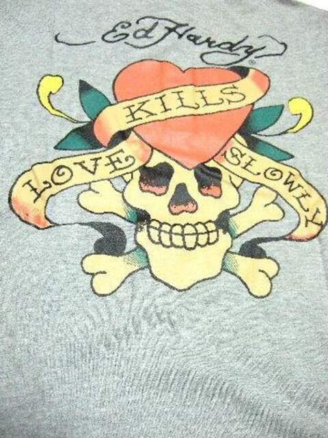 †Ed Hardy†エドハーディー†ラブキル†ポロシャツ†M† < ブランド  †Ed Hardy†エドハーディー†ラブキル†ポロシャツ†M† < ブランドの