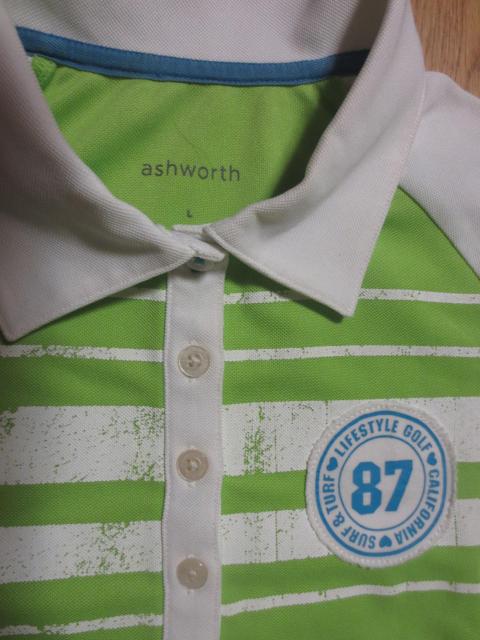 ashuworth アシュワース ポリエステル 半袖 ポロシャツ L < レジャー/スポーツ ashuworth アシュワース ポリエステル 半袖 ポロシャツ L < レジャー/スポーツの