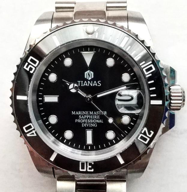 TIANAS QUARTZ MARIN MASTER PROFESSIONAL DIVING MARINER ダイバーズウォッチ < 男性アクセサリー/時計  TIANAS QUARTZ MARIN MASTER PROFESSIONAL DIVING MARINER ダイバーズウォッチ < 男性アクセサリー/時計の