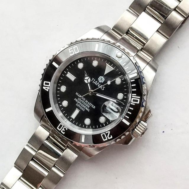 TIANAS QUARTZ MARIN MASTER PROFESSIONAL DIVING MARINER ダイバーズウォッチ < 男性アクセサリー/時計  TIANAS QUARTZ MARIN MASTER PROFESSIONAL DIVING MARINER ダイバーズウォッチ < 男性アクセサリー/時計の