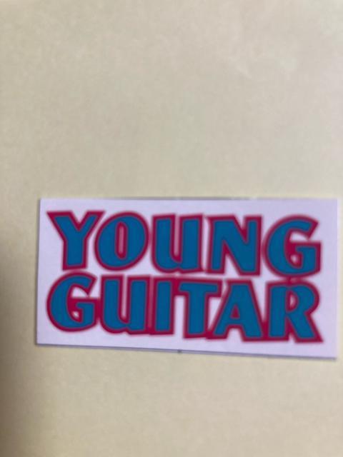 80年代当時物 雑誌ヤングギター / ステッカー YOUNG GUITAR < 本/雑誌  80年代当時物 雑誌ヤングギター / ステッカー YOUNG GUITAR  < 本/雑誌の