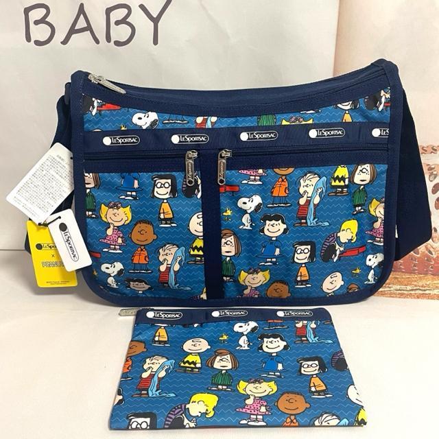 ★新品★LeSportsac レスポートサック スヌーピ ピーナッツギャング ショルダーバッグ ポーチ 7507 L セット < 女性ファッション  ★新品★LeSportsac レスポートサック スヌーピ ピーナッツギャング ショルダーバッグ ポーチ 7507 L セット  < 女性ファッションの