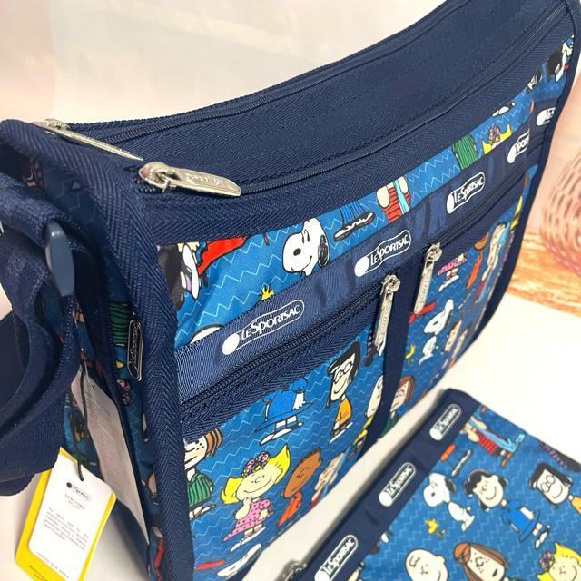 ★新品★LeSportsac レスポートサック スヌーピ ピーナッツギャング ショルダーバッグ ポーチ 7507 L セット < 女性ファッション  ★新品★LeSportsac レスポートサック スヌーピ ピーナッツギャング ショルダーバッグ ポーチ 7507 L セット < 女性ファッションの