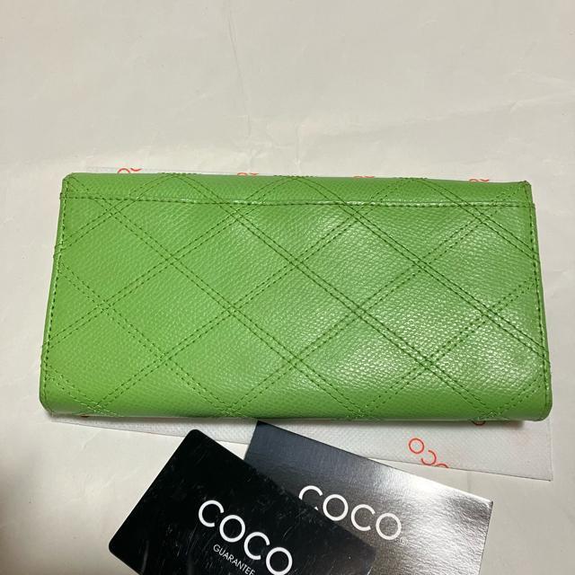 【COCO / ココ】【天然皮革】 レザー / 長財布 / 緑 < 女性ファッション  【COCO / ココ】【天然皮革】 レザー / 長財布 / 緑 < 女性ファッションの